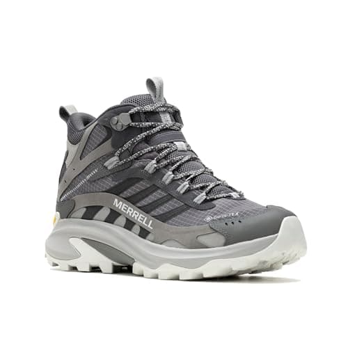 Image of Merrell Mens Moab Speed 2 Mid GTX Waterproof Hiking Boots Ashphalt 9 UK