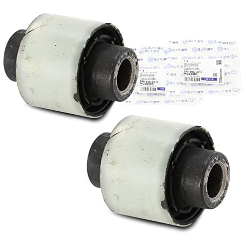 Image of 2 x Original MEYLE 1005050011 Rear Suspension Arm Bearing Compatible with Golf VI V Golf VII J.e.t.a III T.o.u.r.a.n J.e.t.a IV P.a.s.a.t S.h.a.r.a.n T.o.o.o.o.o.o. .u.r. a.n