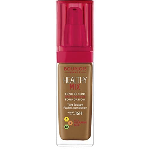 Image of Bourjois Healthy Mix Anti-Fatigue Medium coverage Liquid Foundation 63 Cocoa, 3ml