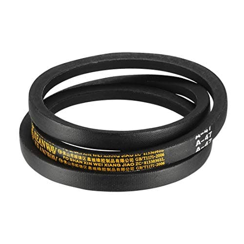 Image of sourcing map A47 Drive V-Belts 47" Inner Length 13mm Width 8mm Thick JIS Standard A-Section Rubber Drive Transmission Belt