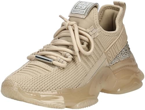 Image of Steve Madden Maxilla-R-E Trainers 4 Beige