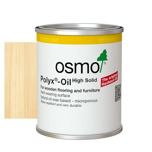 Image of Osmo Polyx®-Oil Tester Size - Hard Wax Oil 3062, Clear Matt, 125ml - Durable Wood Oil for Furniture, Water-Resistant Floor Wax, Wood Treatment & Wood Finish - Ideal for Oak, Pine, Spruce, Beech & More