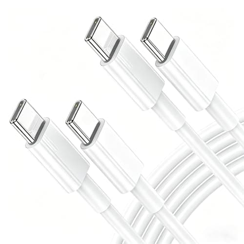Image of Ofuca USB C to USB C Charger Cable, 60W 2PACK 1M/3FT Type C to Type C Fast Charging USBC Cable Compatible with iPhone 16 15 Pro, Galaxy S24/S23, iPad Pro/Air, MacBook Pro 2020