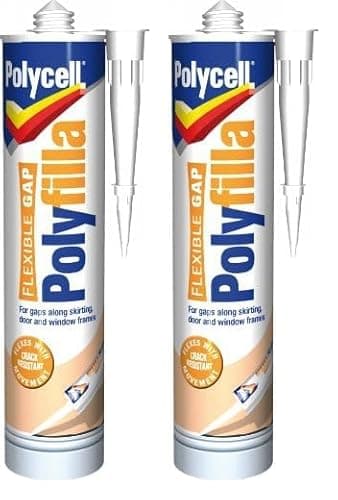 Image of Polycell Flexible Gap Polyfilla 290ML (Pack of 2)