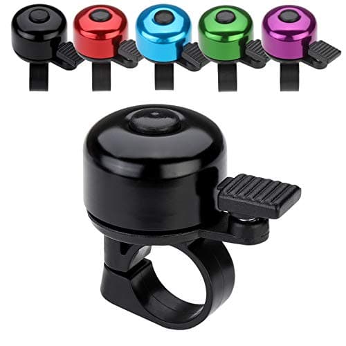 Image of Paliston Bike Bell Bicycle Bell Crisp Sound for Adults Kids Boys Girls Black