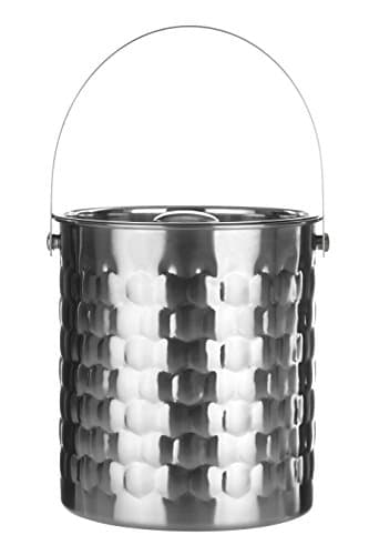 Image of Premier Housewares 507554 Honey Bee Ice Bucket, Stainless Steel - Silver , 16 x 16 x 17 cm