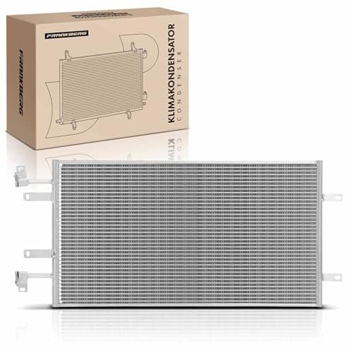 Image of Frankberg AC Condenser Compatible with Primastar Bus X83 2.0L 2006-2014 Vivaro Estate J7 2.0L 2.5L 2006-2014 Trafic II Bus JL 2.0L 2.5L 2006-2022 Replace# 8200465489