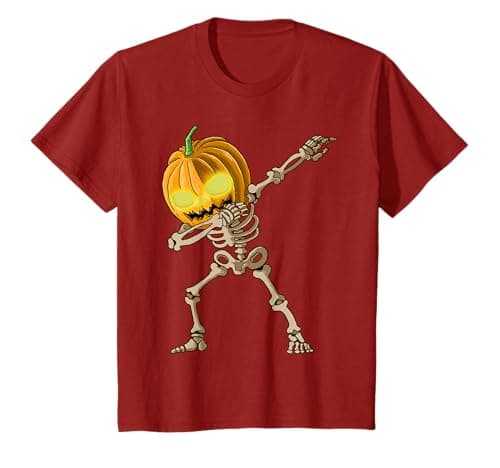 Image of Skeleton Dab Halloween T-Shirt