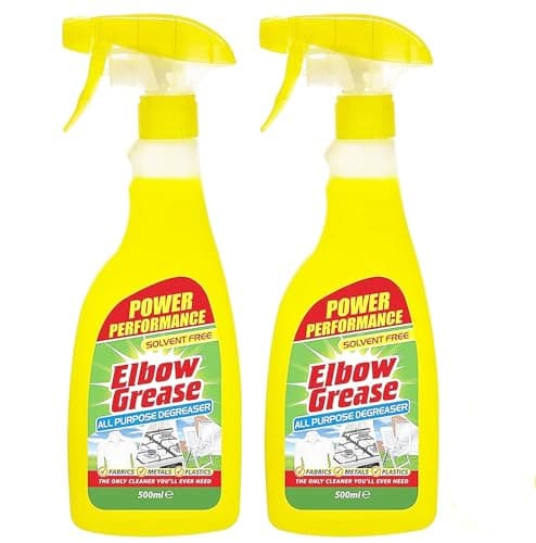 Image of Elbow Grease Heavy Duty Degreaser – Original Formula 500ml (Pack of 2) | Tough on Grease, Grime & Stains | Multi-Surface Cleaner for Kitchen, Bathroom & More