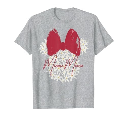 Image of Disney Mickey And Friends Minnie Mouse Daisy Fill T-Shirt, Men, Heather Grey, 5X-Large