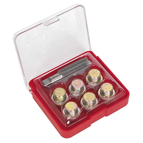 Image of Sealey Vs617 Oil Drain Plug Thread Repair Kit - M17