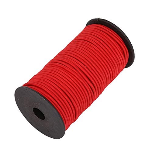 Image of Event Decor Shop 4mm Red Bungee Shock Cord, 5 Metres – Stretchy & Durable Elastic Rope for Kayaks, Tent Poles, Backpacks, DIY Craft Projects, Sewing, Boating, Biking & Outdoor Use
