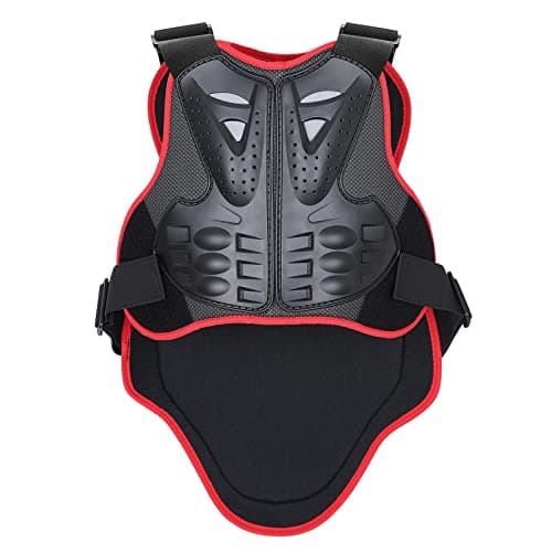 Image of PELLOR Motorbike Armour Vest Chest Back Spine Chest Protector Anti-Fall Motorcycle Protective Gear Motocross Dirt Bike Body Guard Vest for Cycling Skiing Riding Skateboarding