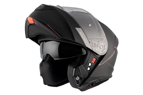 Image of MT Motorcycle Helmet - Modular Flip Front - ECE 22.06 - MT Genesis SV Solid A1 Matt Black XL