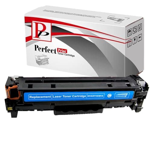 Image of PerfectPrint Compatible Toner Cartridge Replacement for HP Colour Laserjet Pro 300 400 305A CE411A (Cyan)