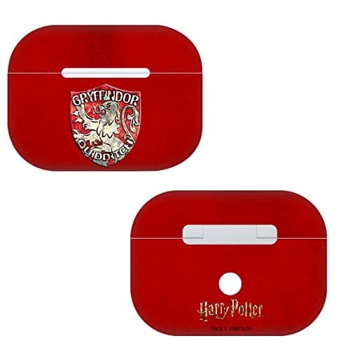 Image of Head Case Designs Officially Licensed Harry Potter Gryffindor Quidditch Badge Prisoner Of Azkaban V Vinyl Sticker Skin Decal Cover Compatible With Apple AirPods Pro