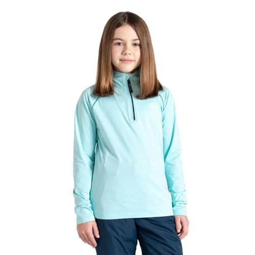 Image of Dare 2b Unisex-Youth Kids' Consist Ii Recycled Core Stretch Midlayer Sweater, Blue, 5-6 Years EU