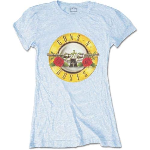 Image of Ladies Guns N' Roses Classic Bullet Logo Official Tee T-Shirt Womens Girls (XX-Large)