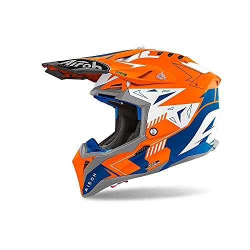 Image of Airoh Aviator 3 Spin Motocross Helmet, orange matt, S (55/56)