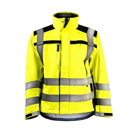 Image of Step Ahead Hi Visibility Softshell Jacket (Yellow, L)