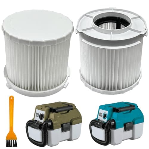 Image of Beaufan 2 Pack 162518-0 Filter Compatible with Makita Cordless Vacuum Cleaner DVC750l