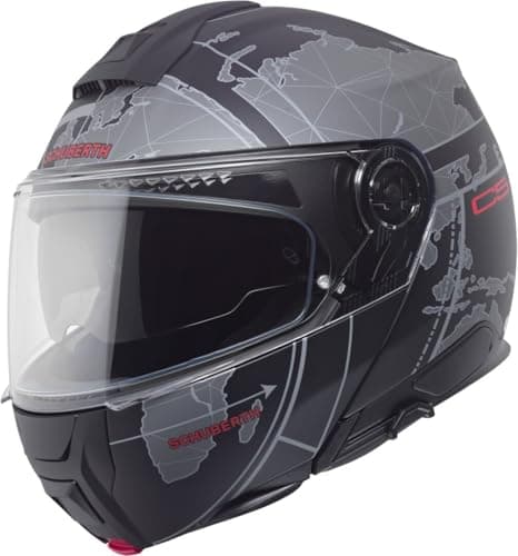 Image of Schuberth C5 Globe Flip-Up Helmet, black matt/grey, L (59)