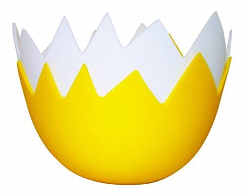 Image of Eddingtons GF9731 Silicone Eggshell Egg Poachers - Set of 2, Yellow