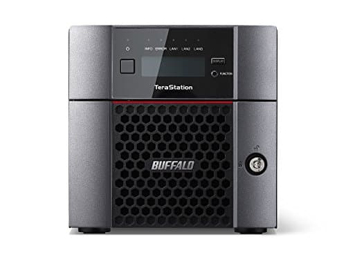 Image of Buffalo TS5210DN1602-EU 16 TB (2 x 8 TB NAS Hard Drives Included) TeraStation 5210DN 2 Bay Desktop NAS