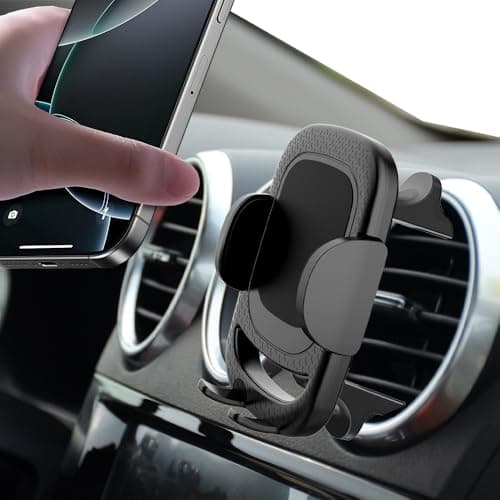 Image of Car Phone Holder for Mercedes Benz A/B/C/E/S Mini Cooper Audi-TT Ford Jeep Suzuki Mustang Wrangler Swift Round Vents Mount for All Circular Air Vents iPhone 16/15/14/13 Pro Max Galaxy S25/S24/S23/S22