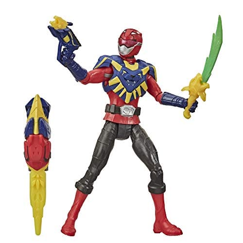 Image of Power Rangers Beast Morphers Beast-X King Red Ranger 6-inch Action Figure Toy Inspired by The TV Show