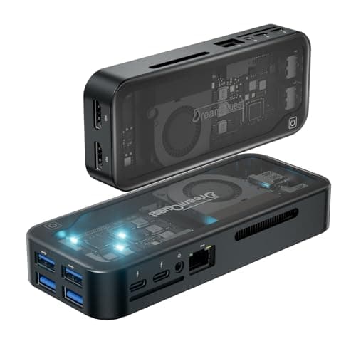 Image of DreamQuest Mini PC Win11 Pro,12GB DDR5(4800MHz) RAM 512GB M.2 SSD Intel N95 (Up to 3.4GHz) Mini Desktop Computers with 2xType C(Max 10 Gbps),Triple HDMI 4K@60Hz,WiFi 6,BT5.3,USB 3.2 x4,Home Smart Fan