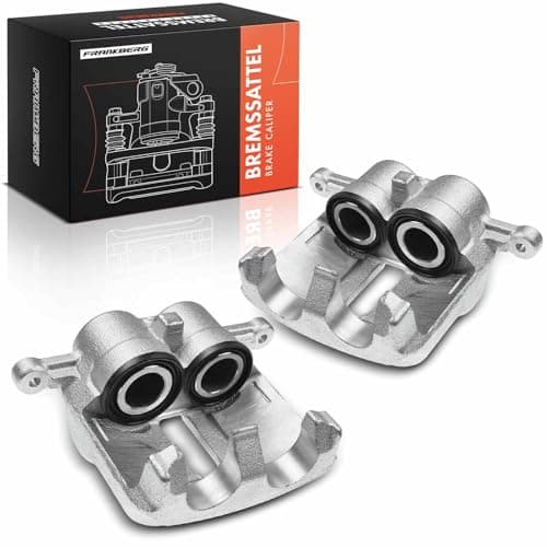 Image of Frankberg 2x Brake Caliper Disc Brake Front Left Right Compatible with Primastar Bus X83 Primastar Box X83 Vivaro Estate J7 Vivaro Box F7 Replace# 4414023