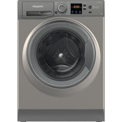 Image of Hotpoint Anti-stain NSWM 846 GG UK 8 kg Washing Machine - Graphite