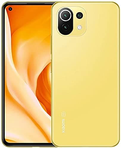 Image of Xiaomi Mi 11 Lite 5G + 4G LTE Volte Global Unlocked GSM 128GB + 6GB 64MP Triple Camera Worldwide GSM (Citrus Yellow) (Renewed)