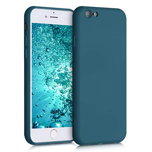 Image of kwmobile Case Compatible with Apple iPhone 6 / 6S Case - Slim Protective TPU Silicone Phone Cover - Teal Matte