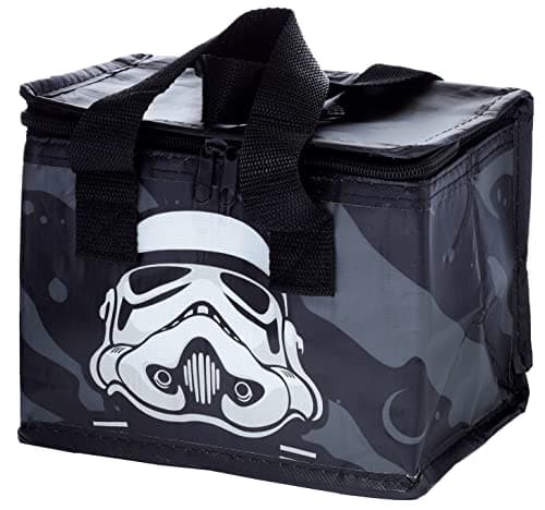 Image of Puckator Cool Lunch Bag Black The Original Stormtrooper Design Out of Rec. Plastic Bottles - Insulated Lunch Bag for Women Men Children - Lunch Box Bag for Work & School - Beach Picnic Accessories