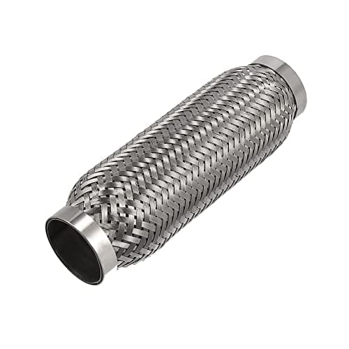 Image of X AUTOHAUX 1.77"x7"x8" Car Exhaust Flexible Pipe Tubing Stainless Steel