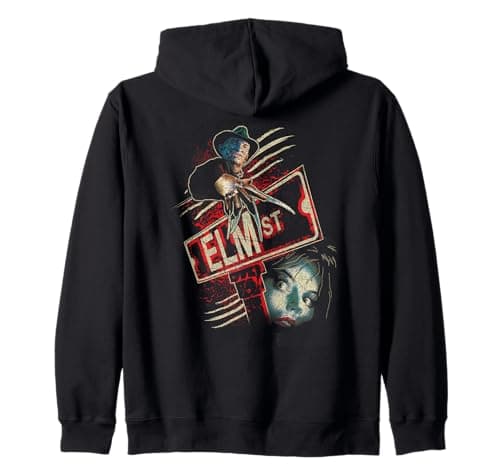 Image of A Nightmare on Elm Street Freddy Movie Poster Zip Hoodie
