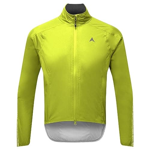 Image of Altura Mens Icon Pocket Rocket Waterproof Packable Cycling Jacket - Lime - Large