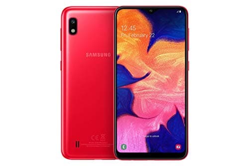 Image of Samsung Galaxy A10 4G 6.2 inches Smartphone 32GB Dual Sim Unlocked Sim-Free Red A (Renewed)