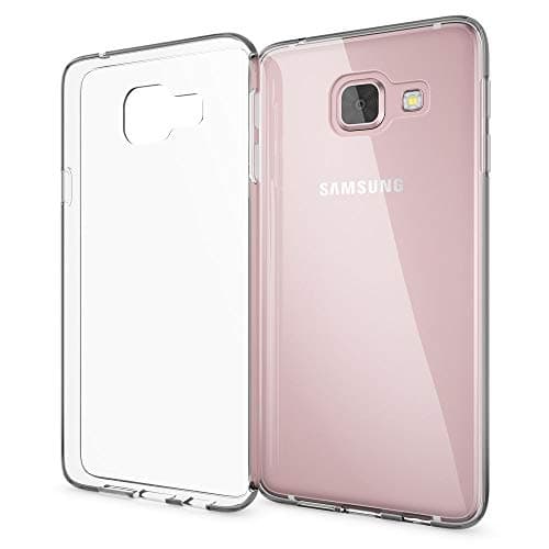 Image of NALIA Transparent Silicone Case for Samsung Galaxy A3 (2017) - Anti-Yellow & Non-Slip - GLAZE (Crystal Clear Phone Cover, Slim & Shockproof) - German Brand