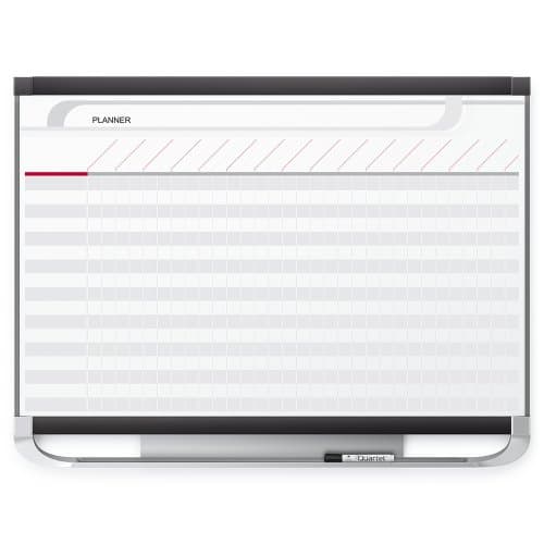 Image of Quartet Prestige 2 Magnetic Total Erase Project Planner, 3 x 2 Feet Board with 16 Row/29 Column Chart (PP32P2)