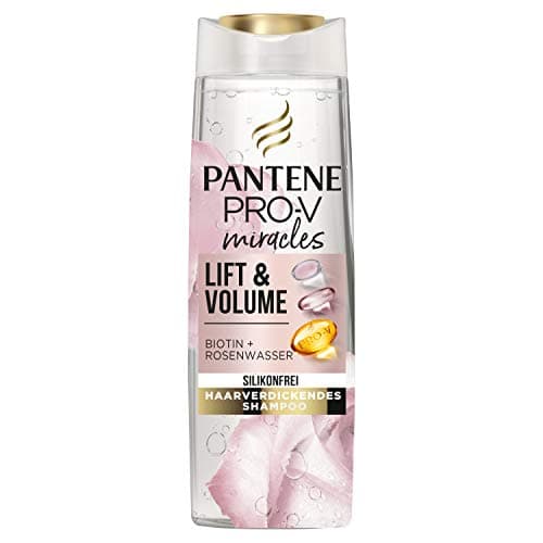 Image of Pantene Pro-V Miracles Lift & Volume Silicone Shampoo, 250 ml, Biotin + Rosewater, Beauty, Hair Care, Shampoo Women, Shampoo Without Silicone, Volume, Thick Hair, Long Hair