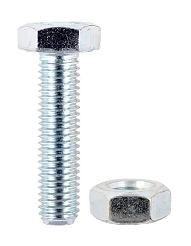 Image of TIMCO BZP Hex Set and Nut - M12 x 35 - Zinc - Pack of 2