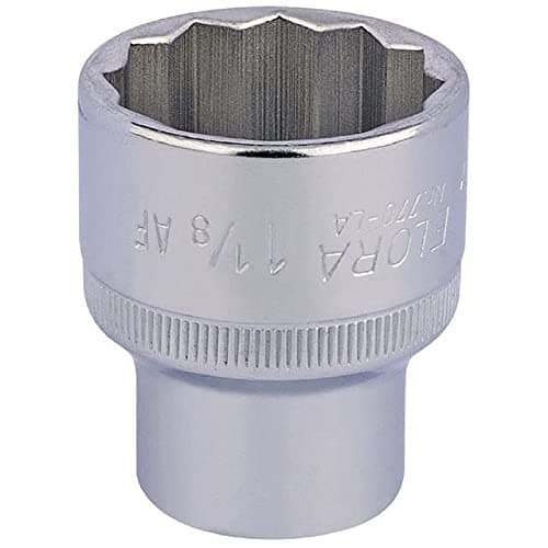 Image of Draper 24492 Elora Bi-Hexagon Socket, 1/2" Square Drive, 1.1/8" AF, Blue