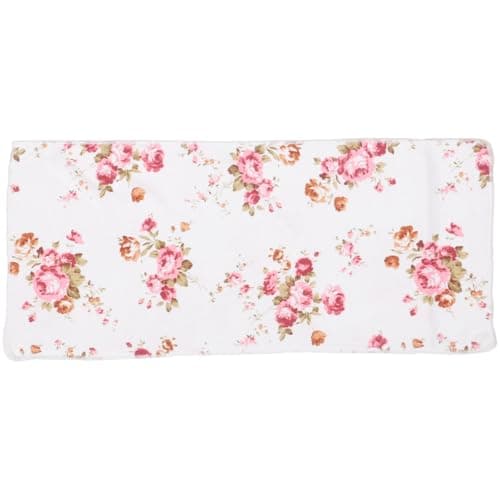 Image of YARNOW Cotton Bath Towel 13X30In Soft Floral Face Towels for Bathroom Home Hotel Beach Absorbent Flower Printed Hand Towel