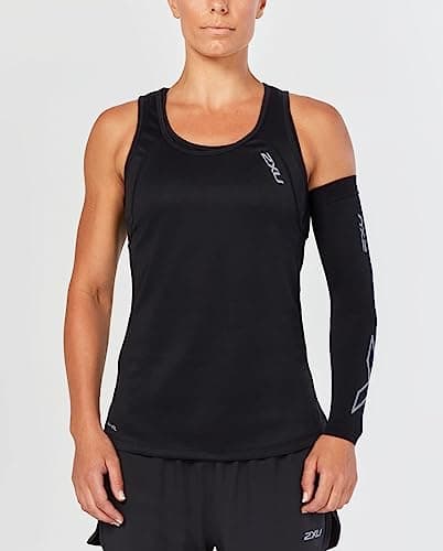 Image of 2XU Flex Unisex Compression Arm Sleeve - Adult, Black/Grey, Small
