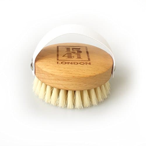 Image of 1541 London Exfoliating Body Massager | Body Brush with Medium Strength Natural Bristles | DRY SKIN/BATH SHOWER BRUSH