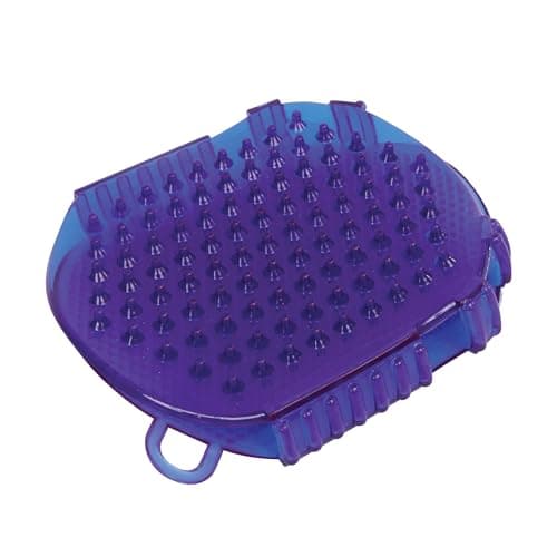 Image of Roma Glitter Double Sided Massage Mitt, Purple