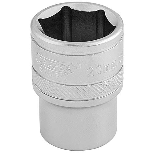 Image of Draper 16610 1/2" Square Drive 6 Point Socket, 20mm Size